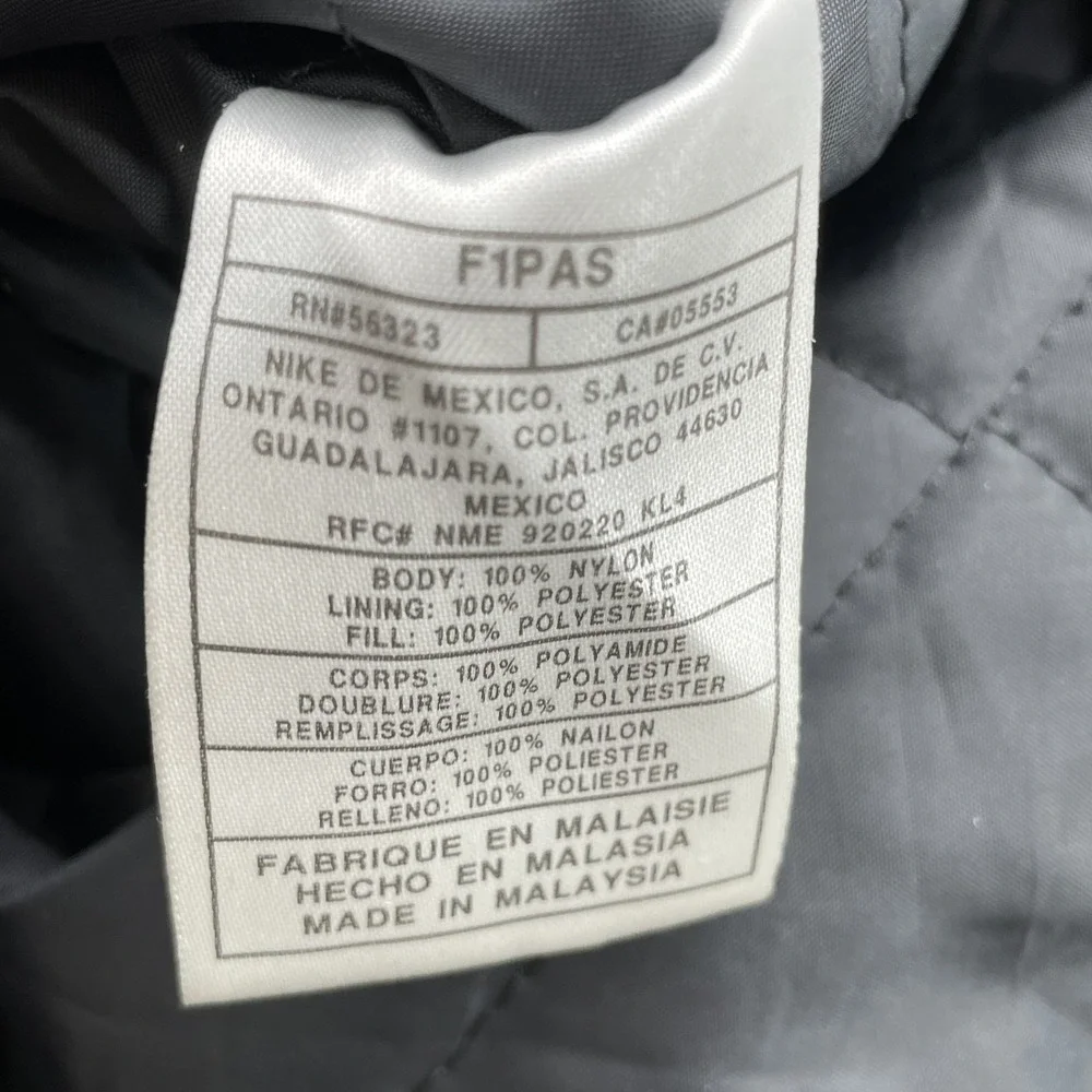 Vintage Nike Fleece Lined Windbreaker Jacket Mens Large Sportswear 90's Gorpcore